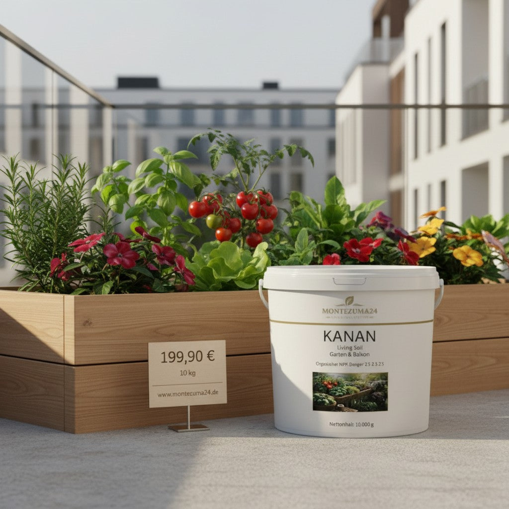 KANAN Organischer Dünger für Balkon & Garten – Langzeitdünger | MONTEZUMA24
