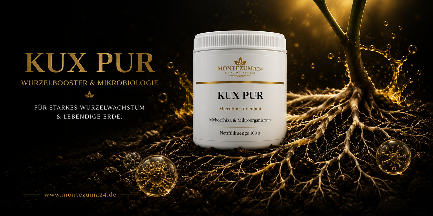 KUX PUR Mykorrhiza & Wurzelbooster – Mikroorganismen für starke Wurzeln | MONTEZUMA24