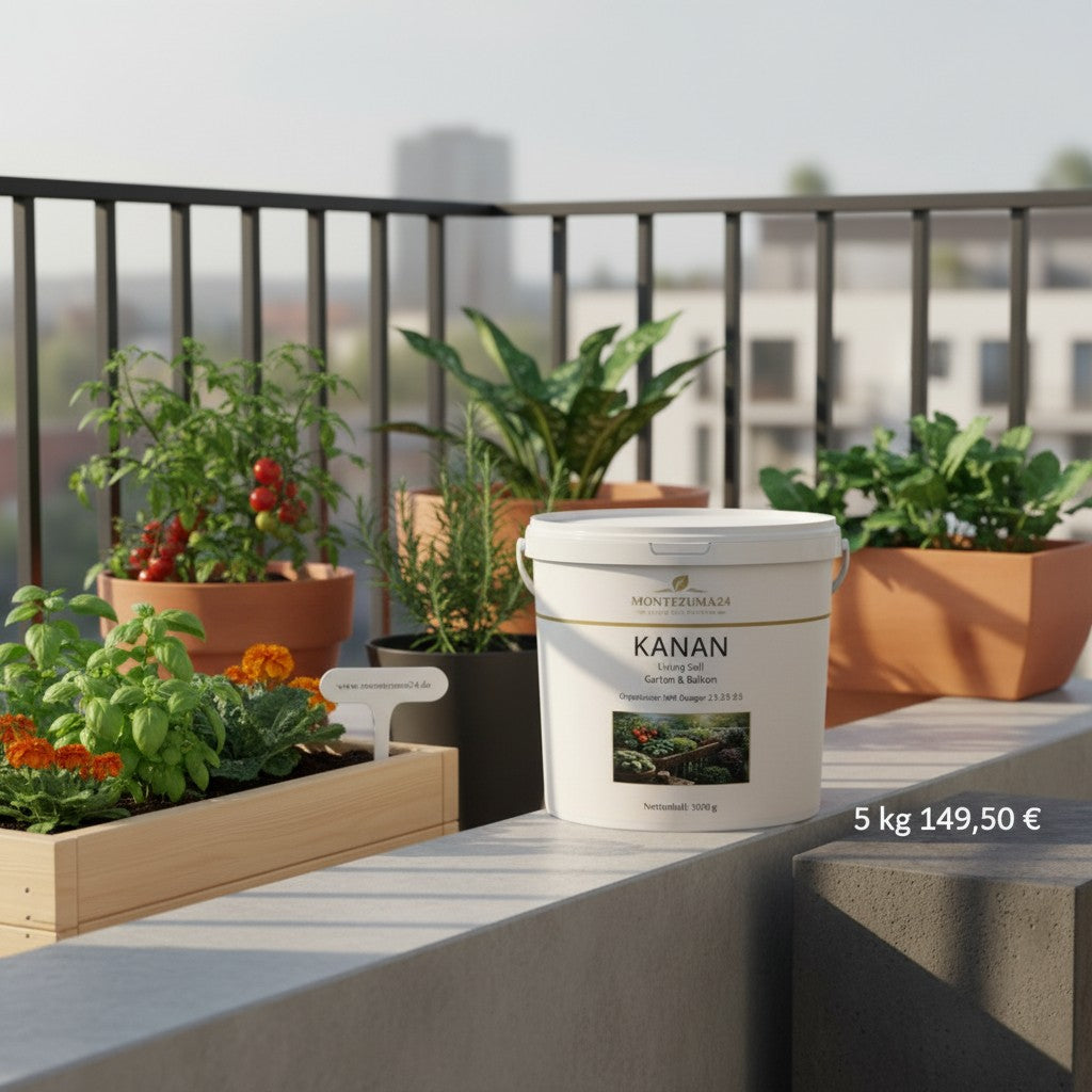 KANAN Organischer Dünger für Balkon & Garten – Langzeitdünger | MONTEZUMA24