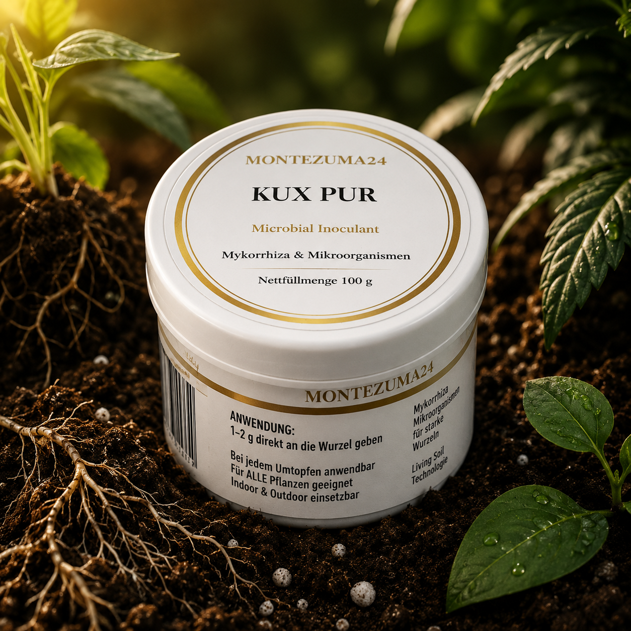 KUX PUR Mykorrhiza & Wurzelbooster – Mikroorganismen für starke Wurzeln | MONTEZUMA24